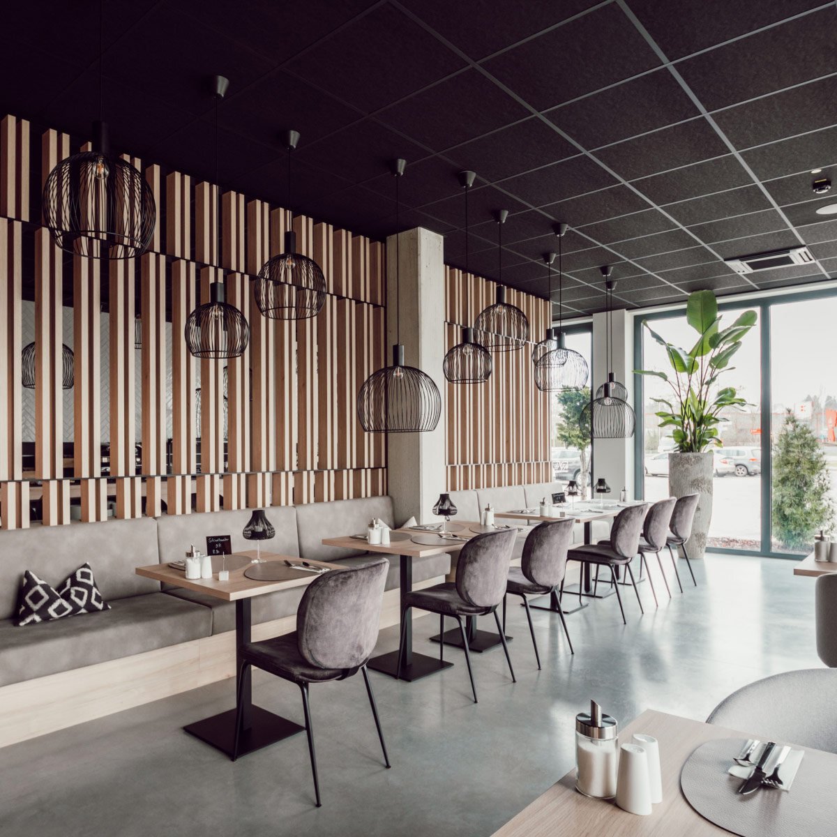 Innenansicht eines Restaurants