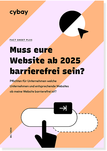 Barrierefreheit Fact Sheet Titelseite